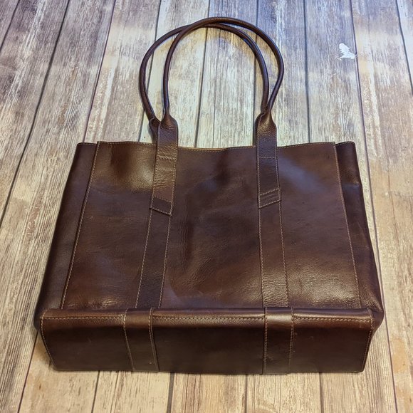 Extra Large Leather Tote Bag - Picture 1 of 5